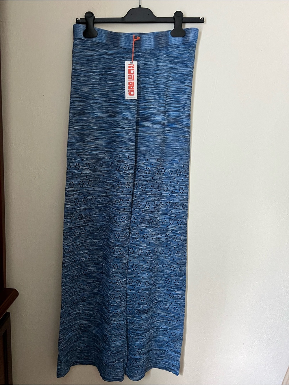 Ciao Lucia Blue Knit Pants